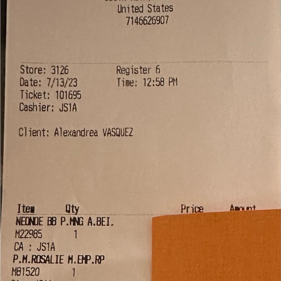 Louis Vuitton Rosalie Coin Purse in Rose Poudre - Picture 7 of 8